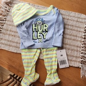 Boys 3m Hurley Outfit